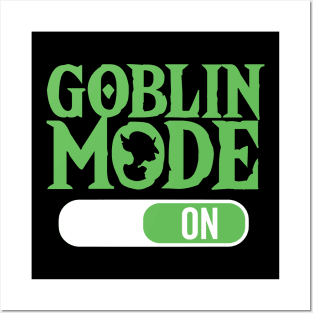 Goblin Mode On Funny Term Lazy Greedy Word of the Year Posters and Art